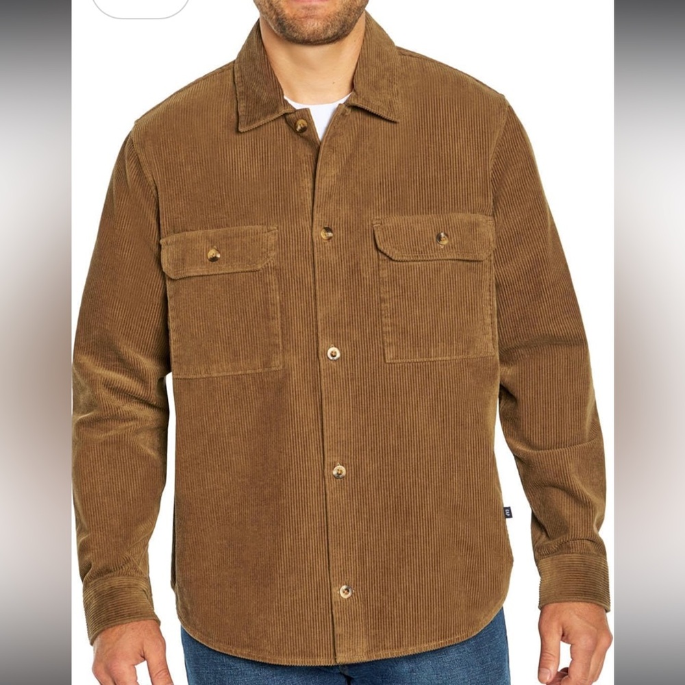 NWT GAP Corduroy Button Down Wide-ribbed Cotton Jacket Fall Shacket